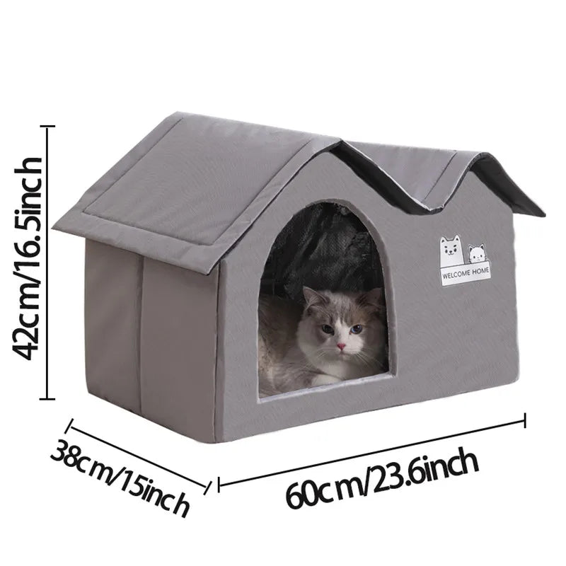 Removable Cat Cooling House – Summer Air Conditioning Nest for Cats & Dogs