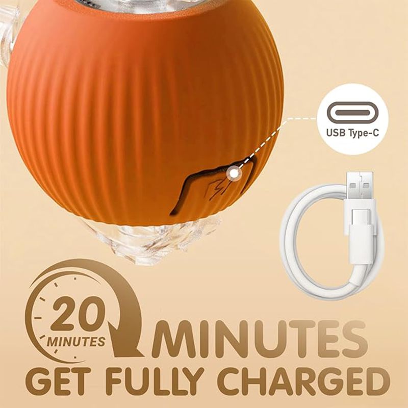 Rechargeable Automatic Rolling Cat Ball Toy – Smart Sensor Interactive Toy