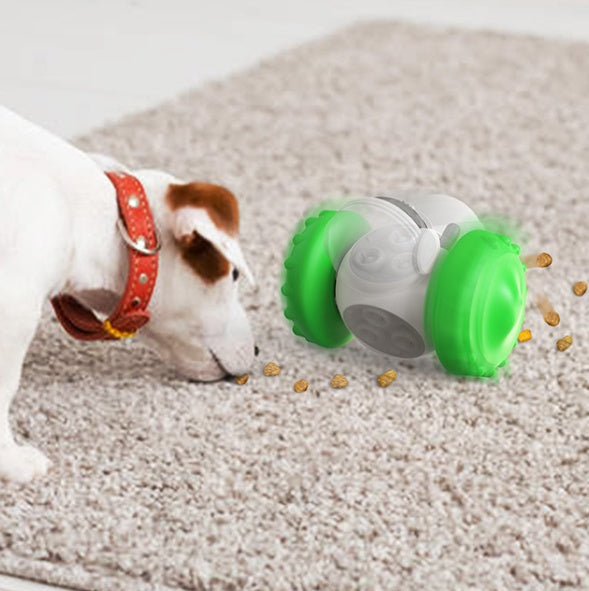 Interactive Slow Feeder Balance Car Toy – Treat Puzzle
