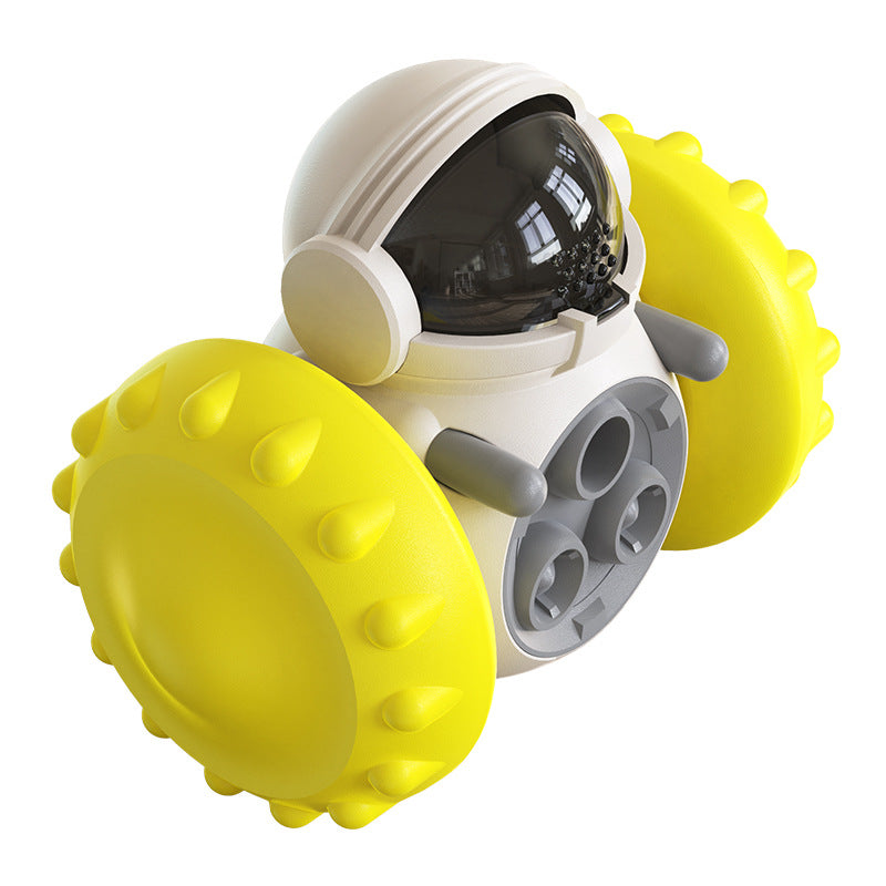 Interactive Slow Feeder Balance Car Toy – Treat Puzzle
