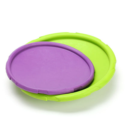 Natural Rubber Dog Training Toy – Flying Disc & Fetch Toy for Dogs