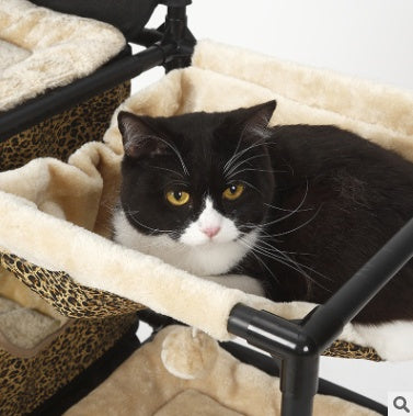 Sisal Rope Multi-Purpose Cat Climbing Stand – Combination Nest & Activity Centre