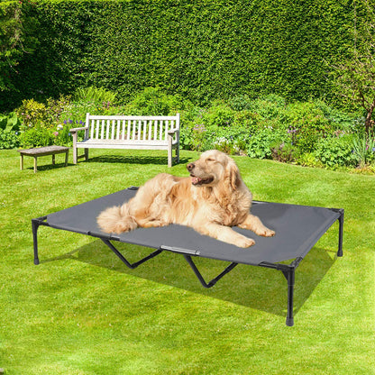 Large Outdoor Elevated Dog Bed – Stainless Steel