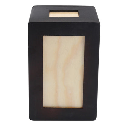 Wooden Pet Memorial Urn Box – Natural Wood Bone Box for Cats & Dogs