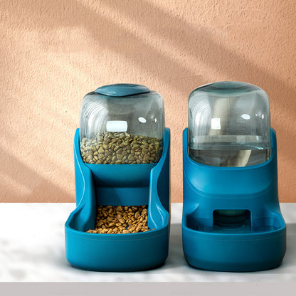 Automatic Pet Drinking Fountain & Feeder – Large Capacity