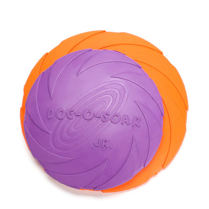 Natural Rubber Dog Training Toy – Flying Disc & Fetch Toy for Dogs