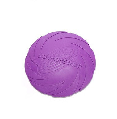 Natural Rubber Dog Training Toy – Flying Disc & Fetch Toy for Dogs