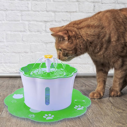 Electric Pet Water Fountain – 2.6L Filtered for Cats & Dogs