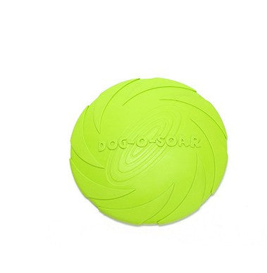 Natural Rubber Dog Training Toy – Flying Disc & Fetch Toy for Dogs