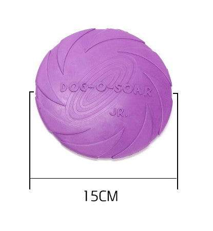Natural Rubber Dog Training Toy – Flying Disc & Fetch Toy for Dogs