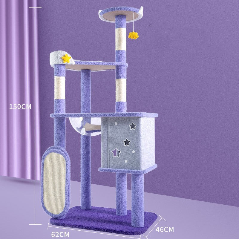 Large Multi-Tier Cat Scratch Board Jumping Platform