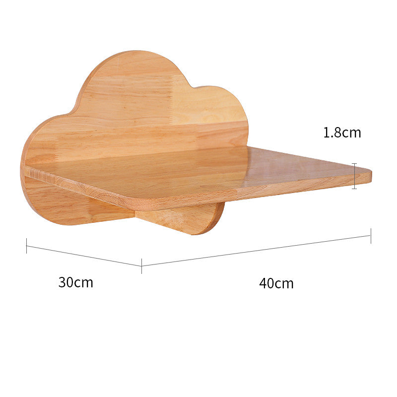 Solid Wood Wall Mounted Sisal Cat Toy Platform – Grabbing & Grinding Board