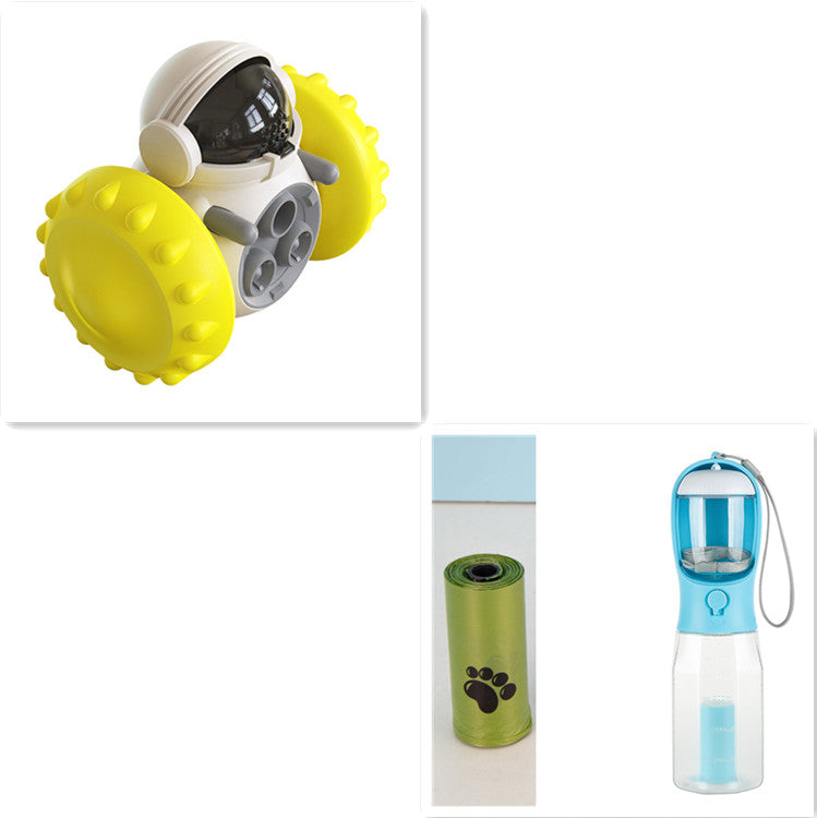 Interactive Slow Feeder Balance Car Toy – Treat Puzzle