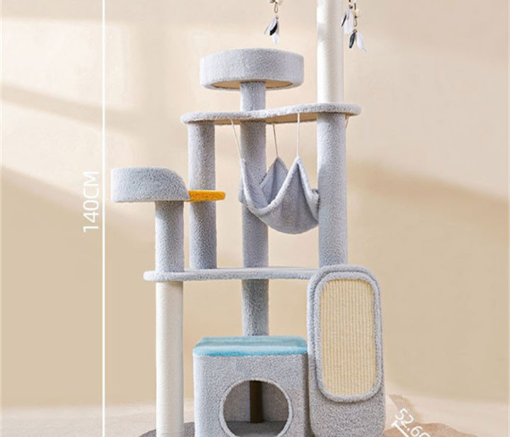 Large Multi-Tier Cat Scratch Board Jumping Platform