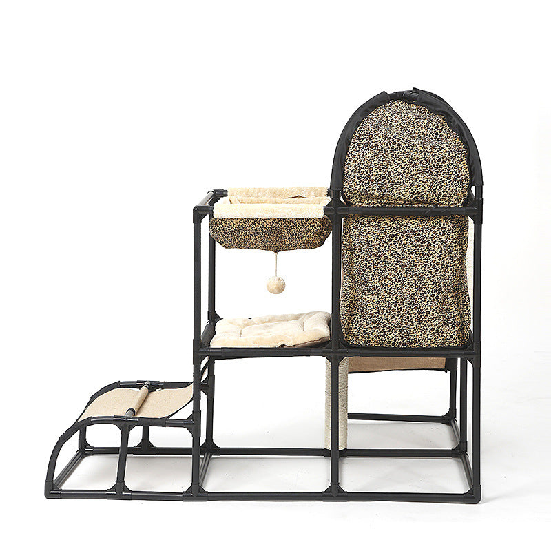 Sisal Rope Multi-Purpose Cat Climbing Stand – Combination Nest & Activity Centre
