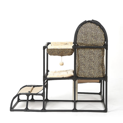 Sisal Rope Multi-Purpose Cat Climbing Stand – Combination Nest & Activity Centre