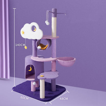 Large Multi-Tier Cat Scratch Board Jumping Platform