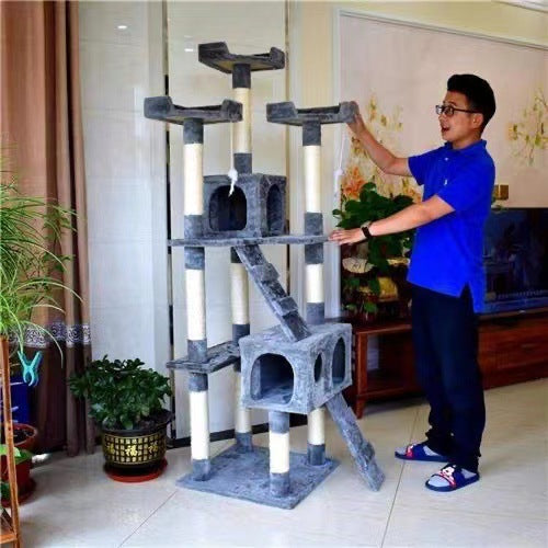 Large Cat Tree Climbing Frame with Sisal Column