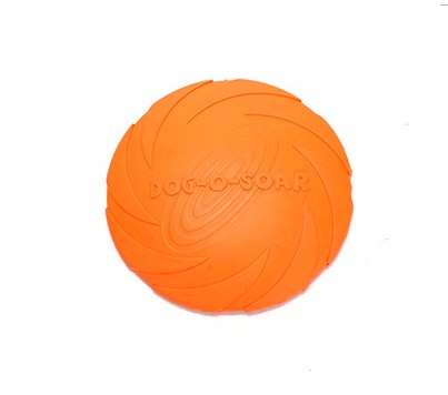 Natural Rubber Dog Training Toy – Flying Disc & Fetch Toy for Dogs