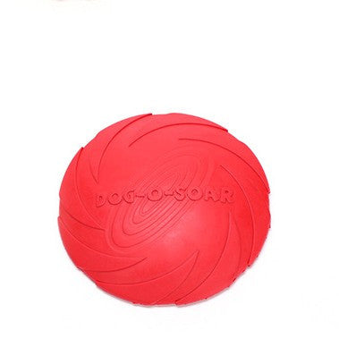 Natural Rubber Dog Training Toy – Flying Disc & Fetch Toy for Dogs