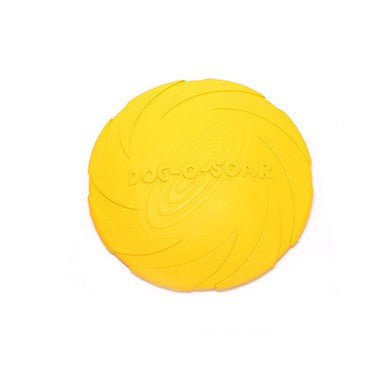 Natural Rubber Dog Training Toy – Flying Disc & Fetch Toy for Dogs