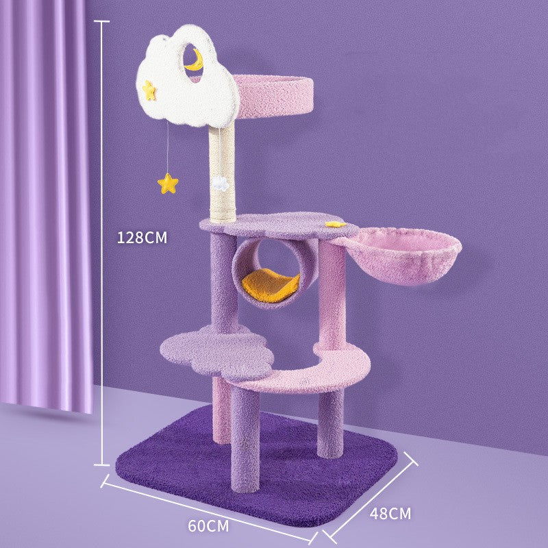 Large Multi-Tier Cat Scratch Board Jumping Platform