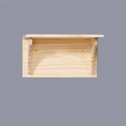 Solid Wood Wall Mounted Sisal Cat Toy Platform – Grabbing & Grinding Board
