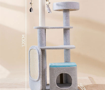 Large Multi-Tier Cat Scratch Board Jumping Platform
