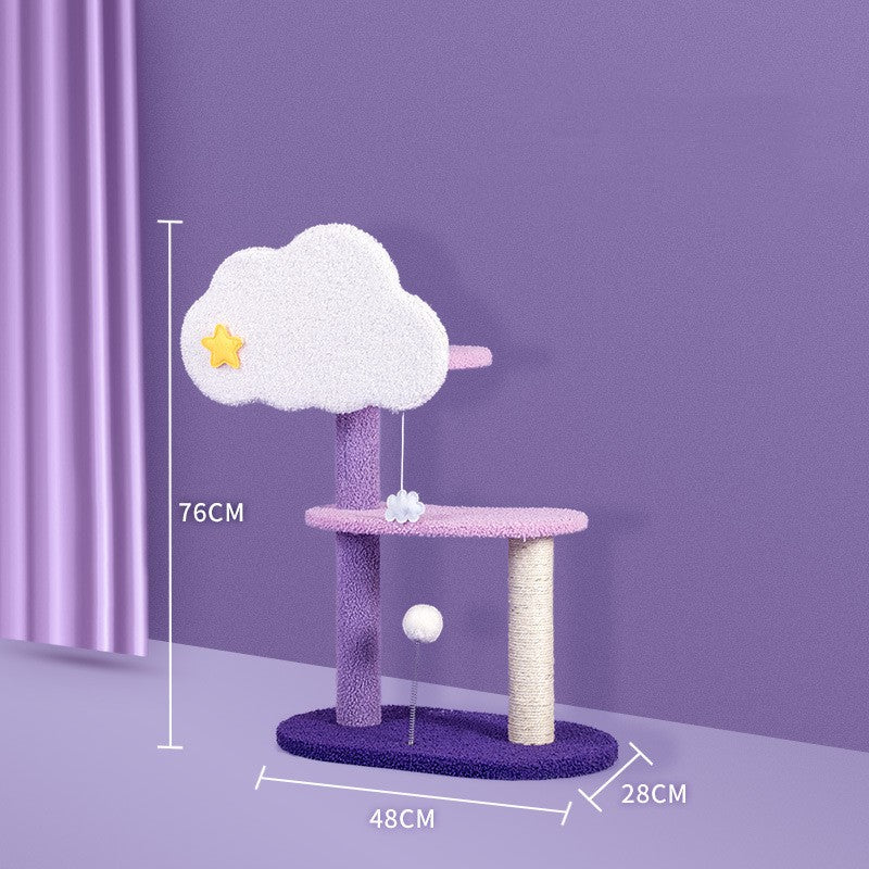 Large Multi-Tier Cat Scratch Board Jumping Platform