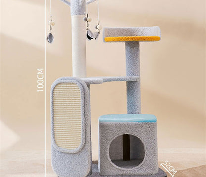 Large Multi-Tier Cat Scratch Board Jumping Platform