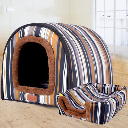 Removable Washable Soft Pet Kennel – Foldable Indoor Dog & Cat House