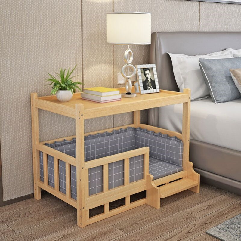 Nightstand integrated DIY pet bed nest multi-size cat and dog nest