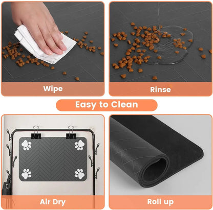 Absorbent Pet Feeding Mat – Waterproof Placemat