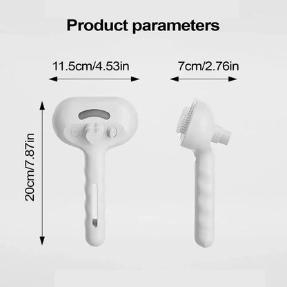Pet spray hair comb grooming brush and hair remover for cats