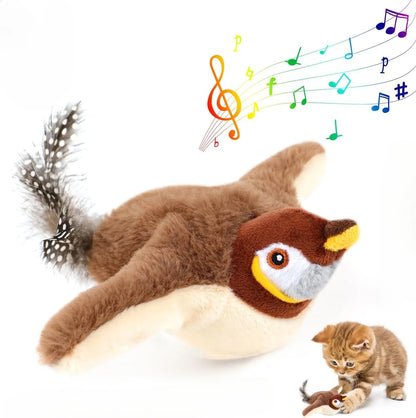 Electric Flapping Bird Cat Toy – USB Rechargeable