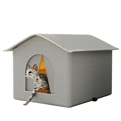 Waterproof Outdoor Cat & Dog House – Winter Shelter