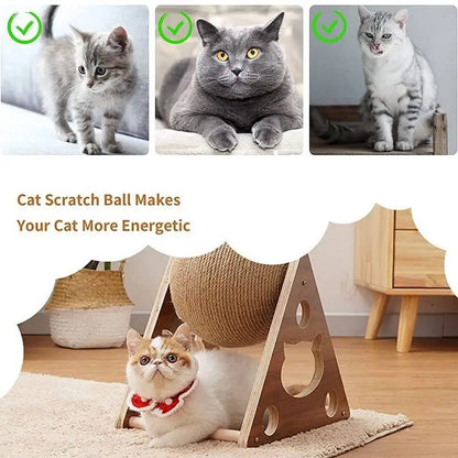 Cat Tree Pet Toy Cat Scratching Ball Wear-resistant Grinding Paw