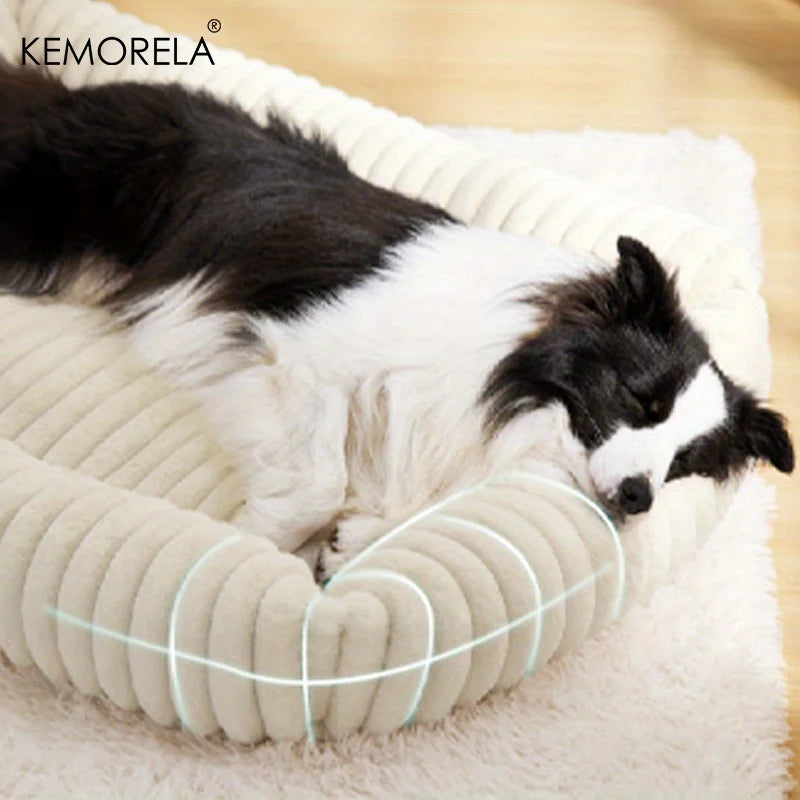 Orthopedic Plush Dog Bed – High Resilience Memory Foam