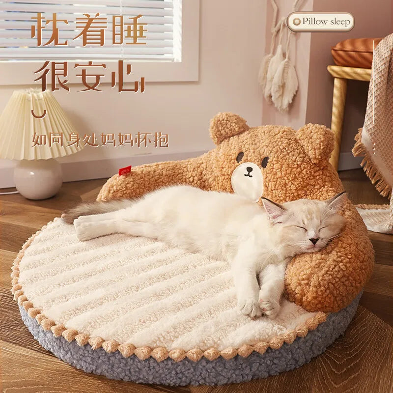Four Season Cat Nest – Warm Cosy Bed for Indoor Cats