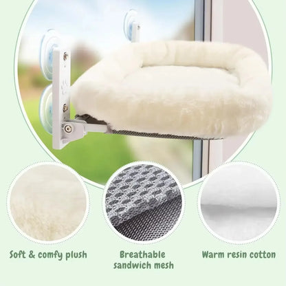 Cat Hammock Window Bed – Suction Cup Sunbathing Perch