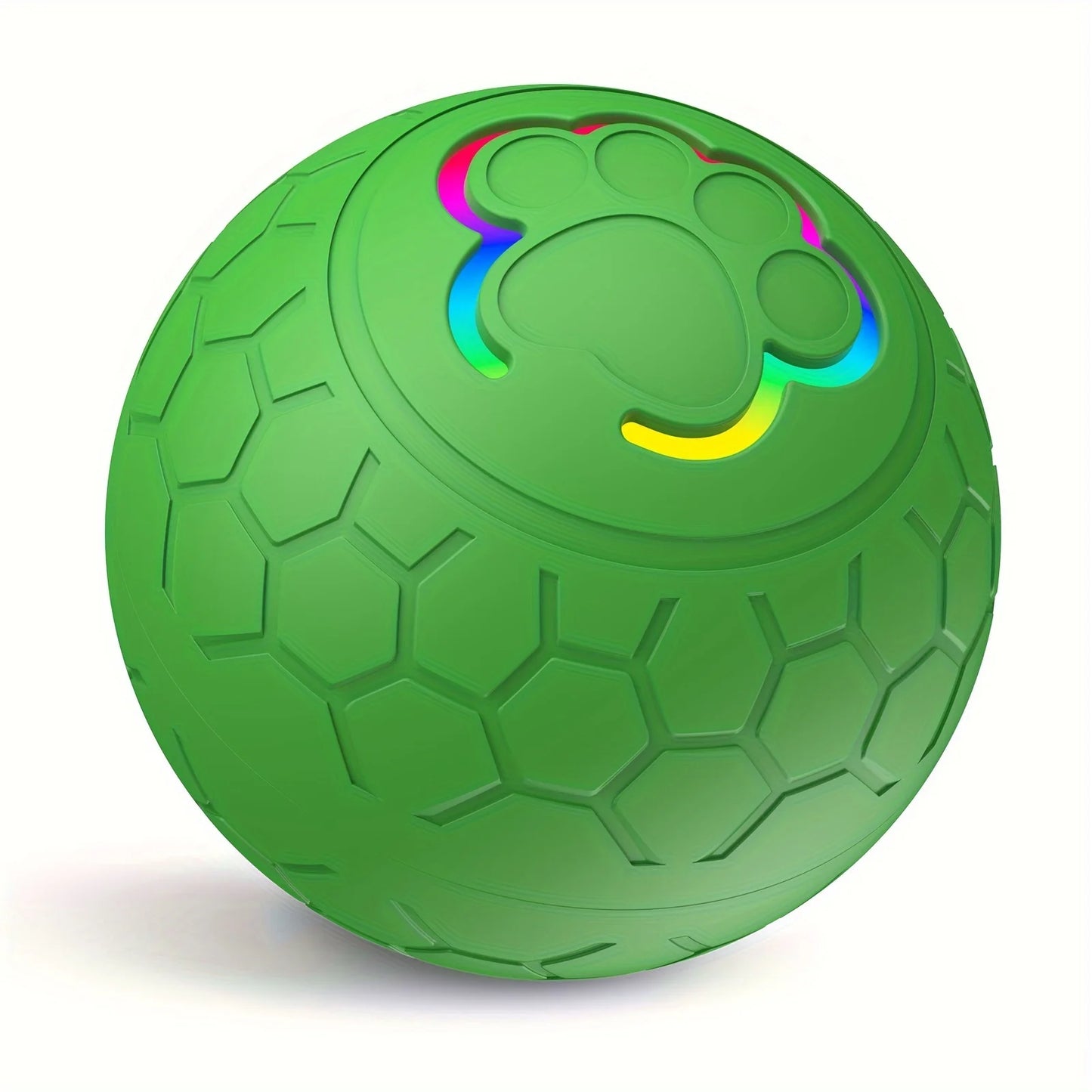 Smart Rechargeable LED Pet Ball – RGB Interactive Toy