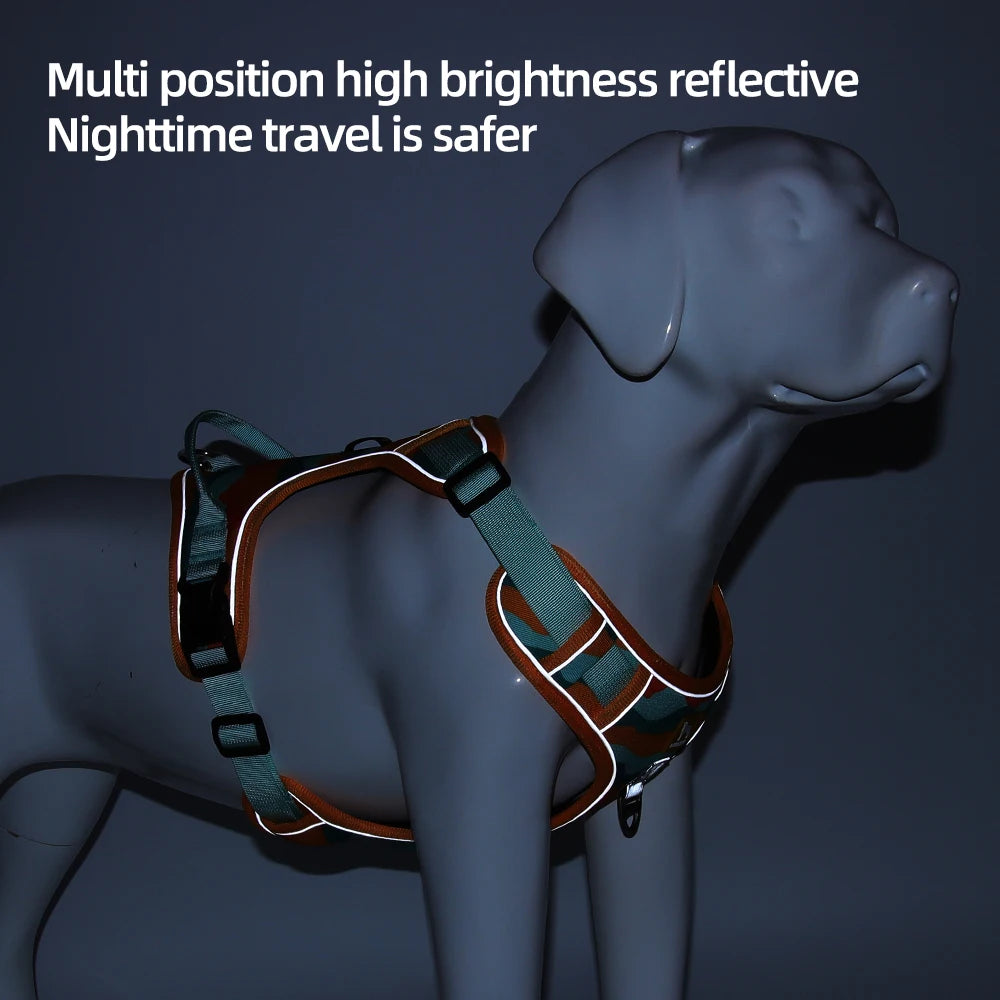 Adjustable Dog Harness Reflective Safety Training Vest all color variants