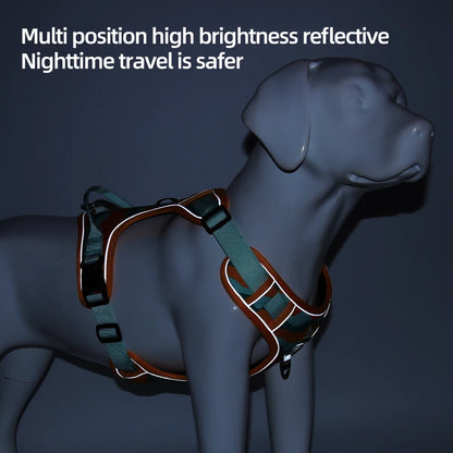 Adjustable Dog Harness Reflective Safety Training Vest all color variants