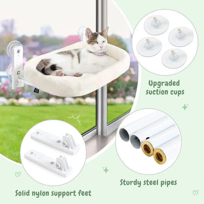 Cat Hammock Window Bed – Suction Cup Sunbathing Perch