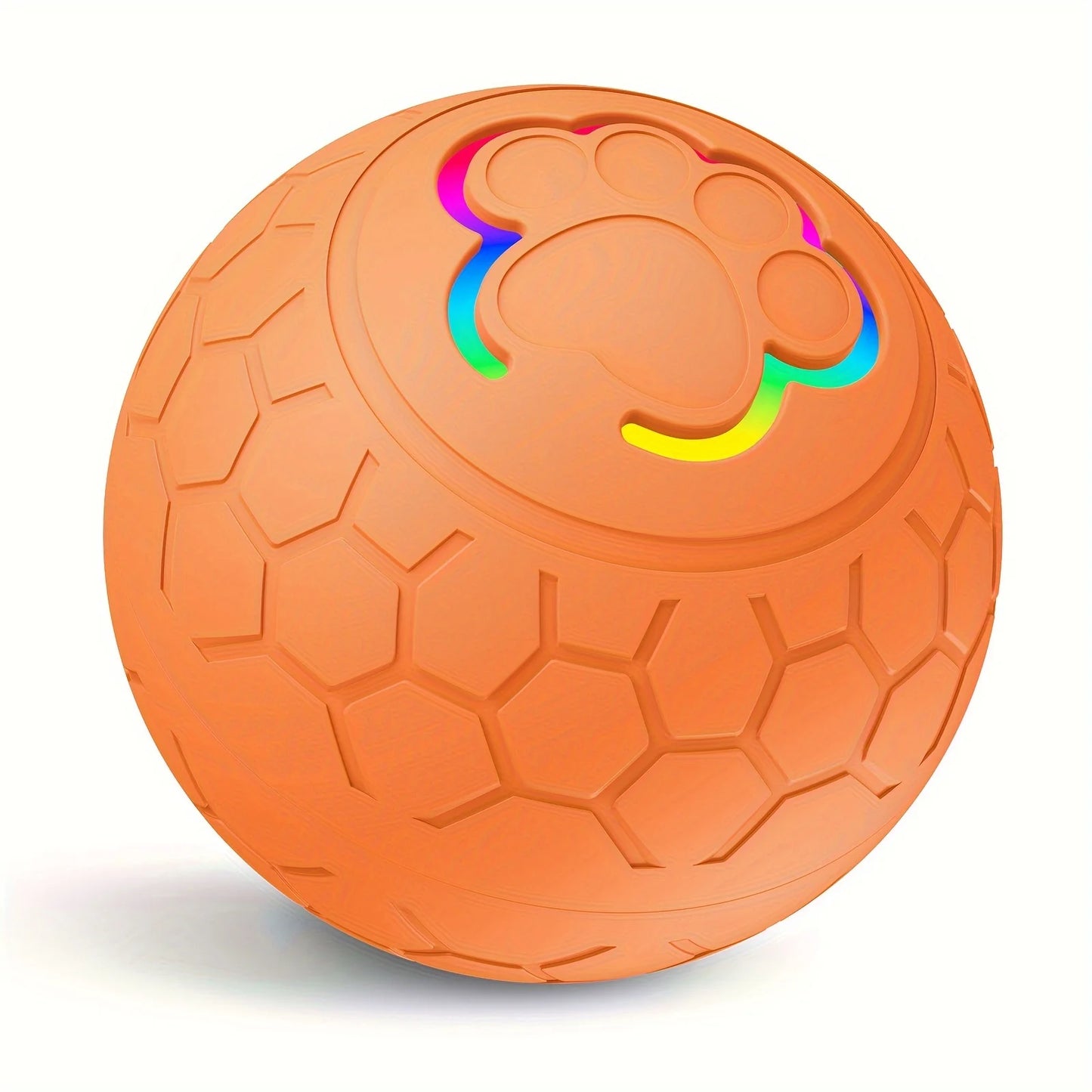 Smart Rechargeable LED Pet Ball – RGB Interactive Toy
