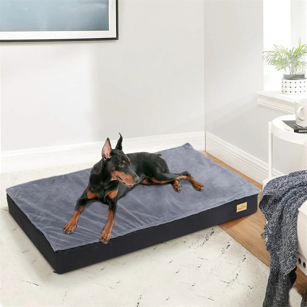 Large Waterproof Orthopaedic Dog Bed – 2-in-1 Cushion