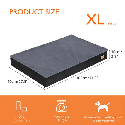 Large Waterproof Orthopaedic Dog Bed – 2-in-1 Cushion