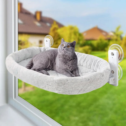 Cat Hammock Window Bed – Suction Cup Sunbathing Perch