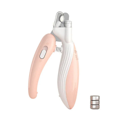 Professional Pet Nail Clippers with LED Light – Dog & Cat Claw Grooming Trimmer