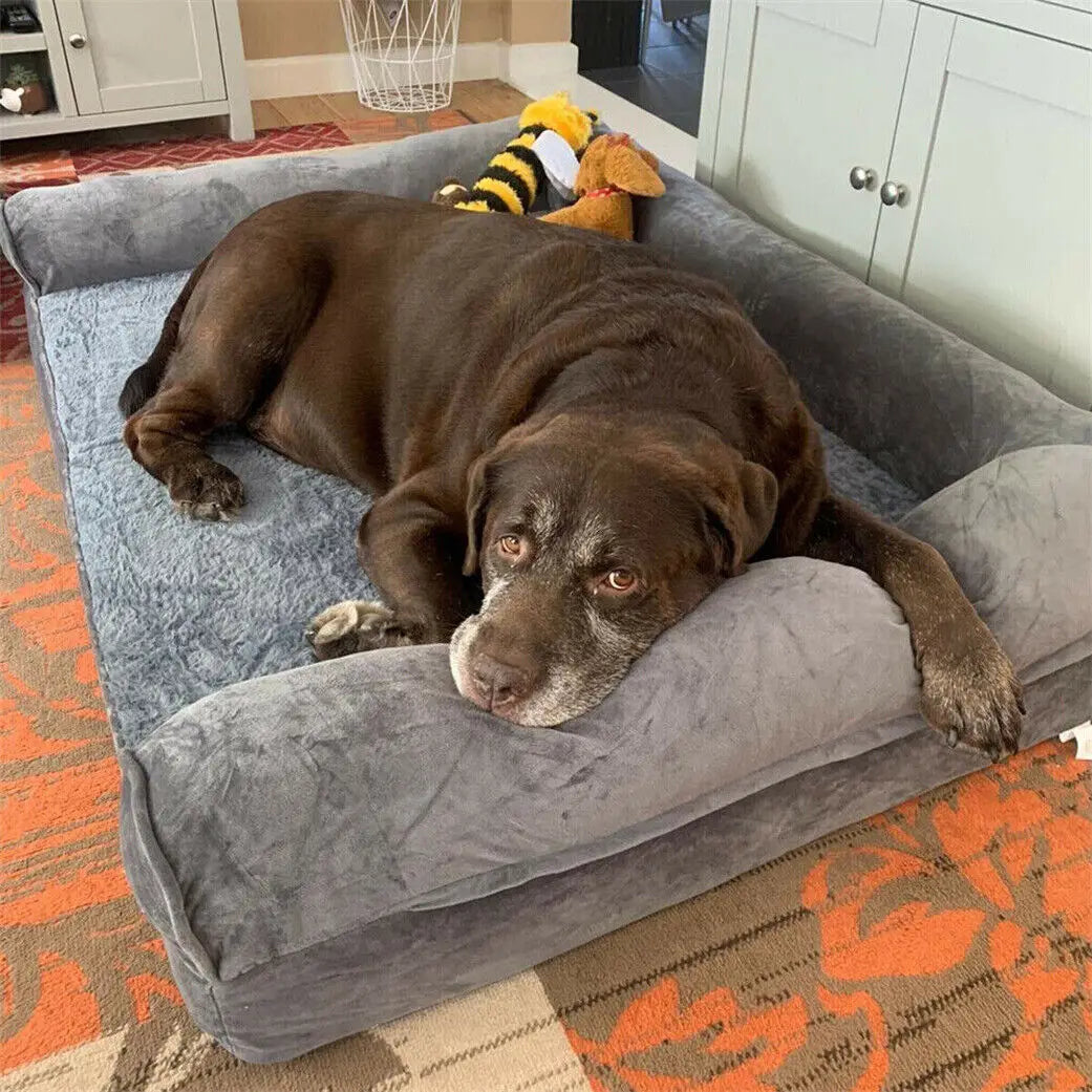 Extra Large Orthopedic Dog Bed – Removable Washable Cover
